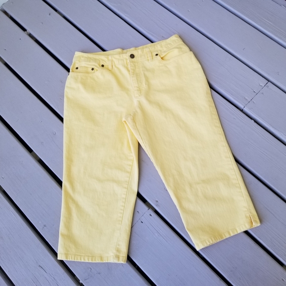 12p yellow capri jeans - Picture 4 of 12
